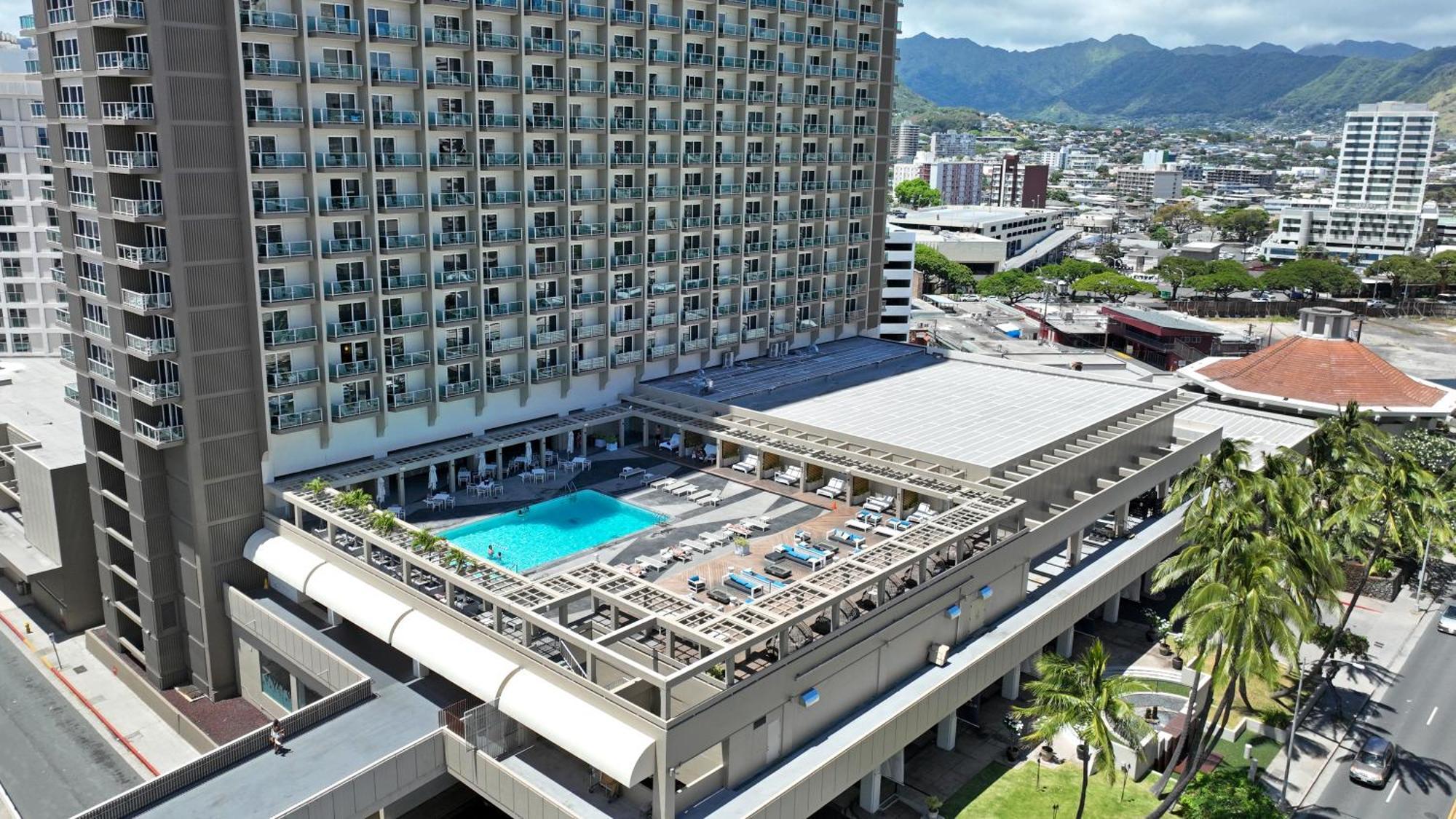 Ocean View Room At Ala Moana Fees Include Honolulu Esterno foto